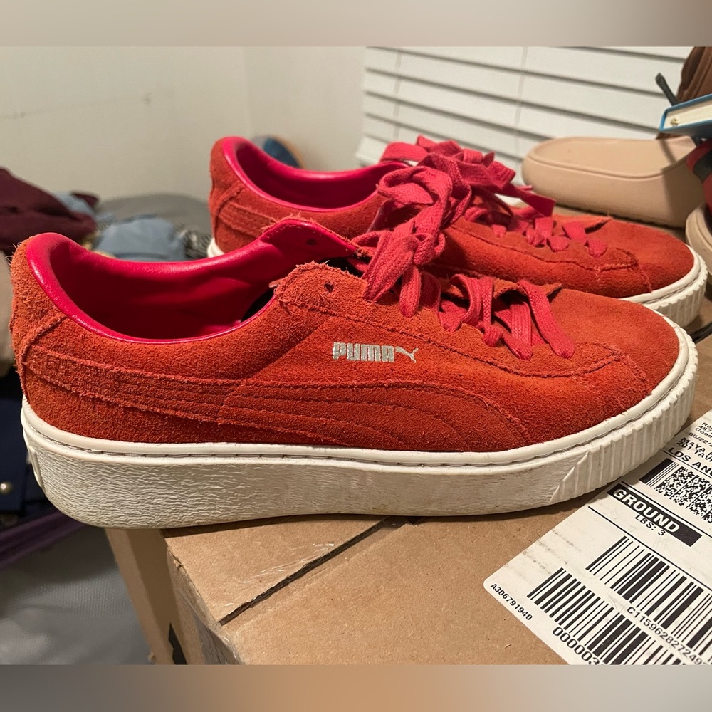 Puma suede creepers!